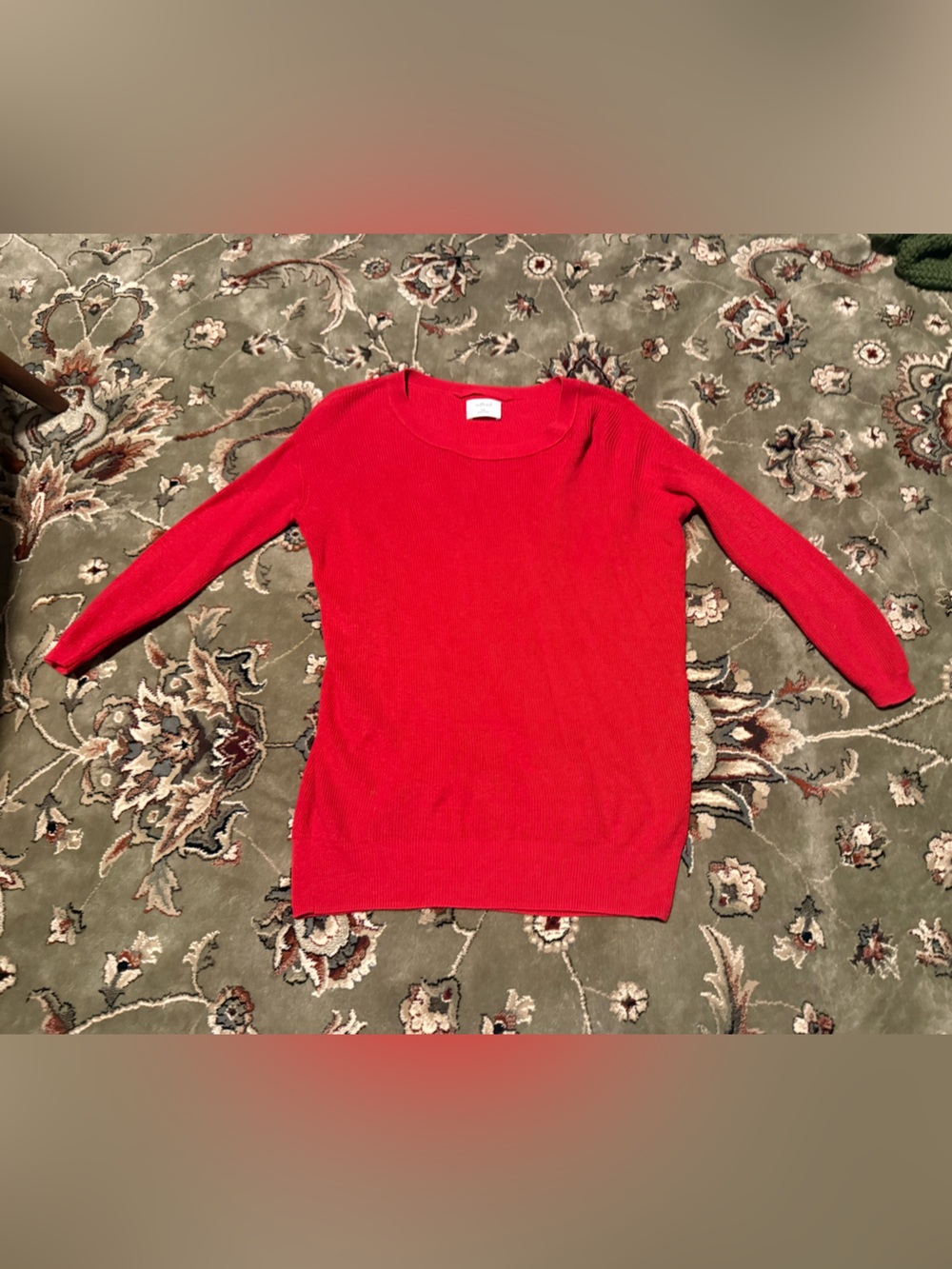 Classic Red Crewneck Sweater Wilfred